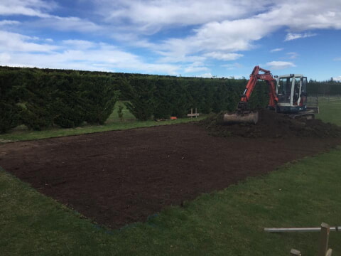 Start of a new widespan shed foundation in Leeston, Christchurch