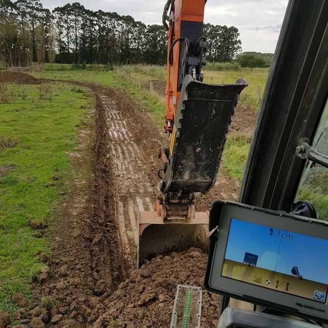  Field Drainage In Rural Christchurch To Allow Crops To Grow
