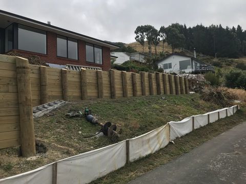 Timber Retaining Wall Christchurch  