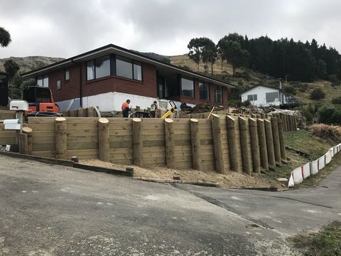 Timber Retaining Wall Christchurch  