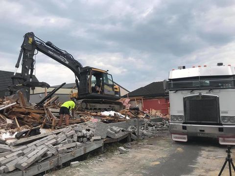 Residential House Demolition, Burwood, Christchurch