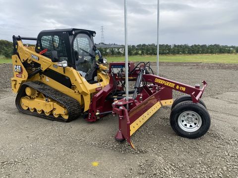 Laser bobcat / laser grader / laser skidsteer