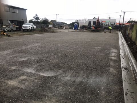 Carpark Construction Underway, Christchurch 