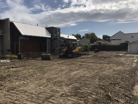 Completed two story house demolition, Christchurch 