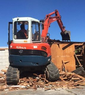 Full garage demolition