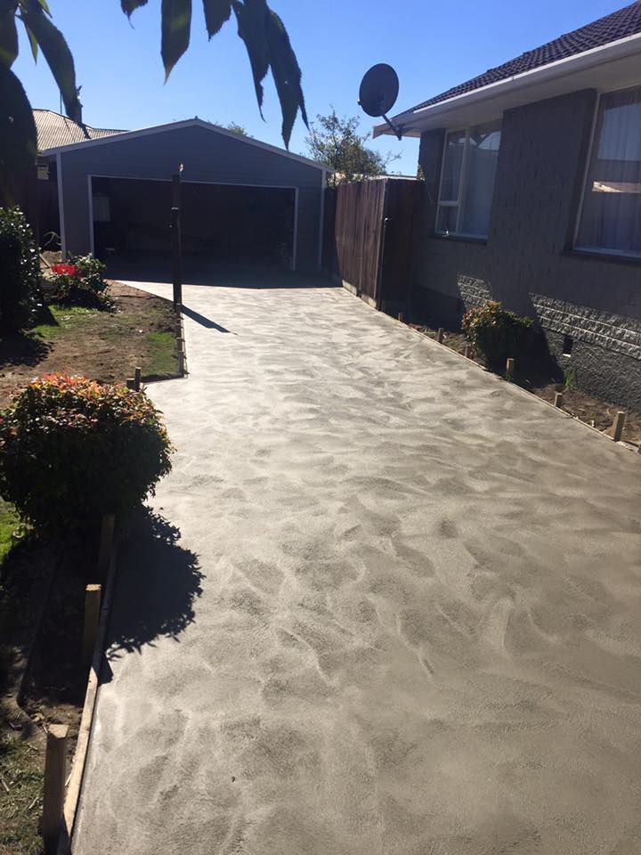 New driveway in Christchurch