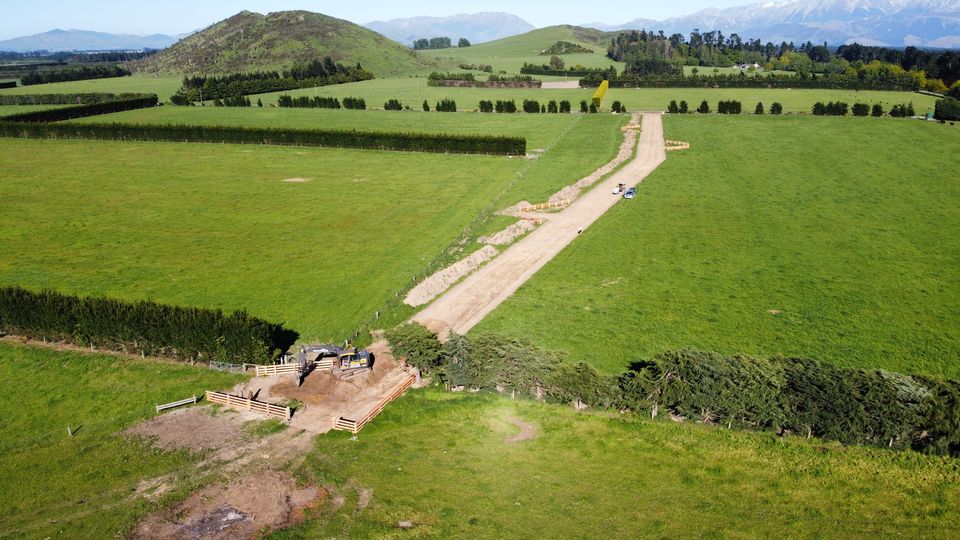 Subdivision earthworks, roading, right of way, Oxford, Christchurch 