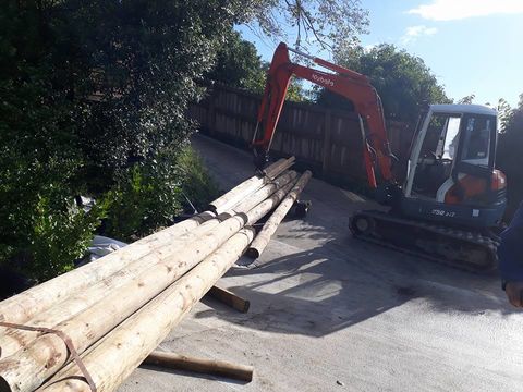 Retaining wall Christchurch - Huntsbury