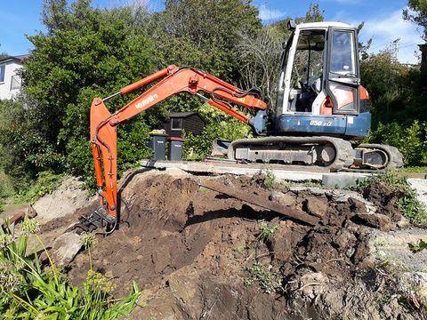 Retaining wall Christchurch - Huntsbury