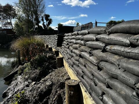 Retaining wall Christchurch - Kaiapoi