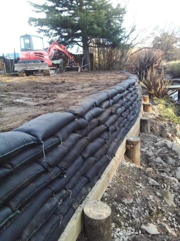 FLEX MSE Vegetated Wall — Construction Start