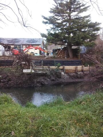 FLEX MSE Vegetated Retaining Wall for a Riverbank Site