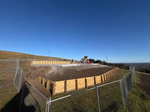 Cashmere Hillside Retaining Wall and Slab Preparation