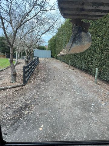 Ohoka Driveway — Before Earthworks